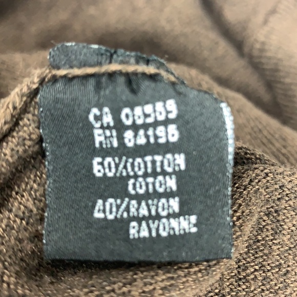 Report brown long sleeve crew neck sweater size L - Picture 4 of 5